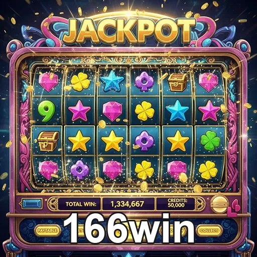Imagem de um smartphone exibindo opções de saque móvel de slot games confiáveis na 166win